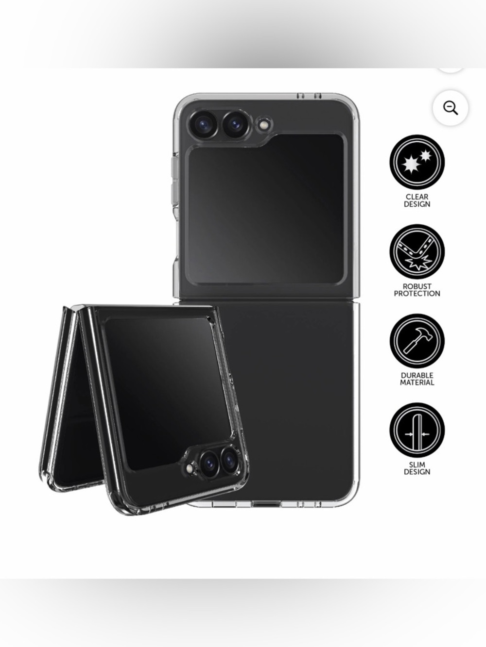 💜Body Glove Samsung Galaxy Z Flip6 5G & Z Flip5 5G Clear phone Clase